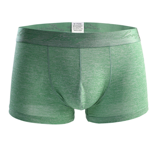 Boxer Shorts Mid Waist Trendy Young Men Boxer