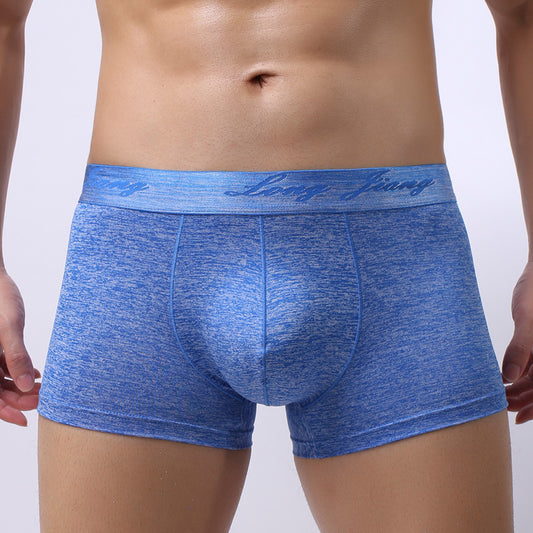 Boxer Shorts Mid Waist Trendy Young Men Boxer
